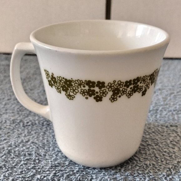 2 Vintage Corning Glass Coffee Mugs Cups No. 34 No.37 1960s 1970s - Picture 5 of 10